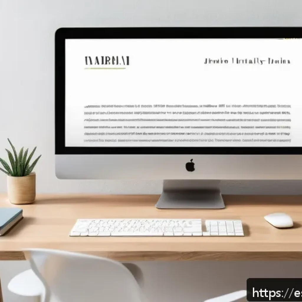 문서 템플릿과 폰트 조합 추천 - A modern workspace scene showcasing a professional document design on a computer screen, featuring c...