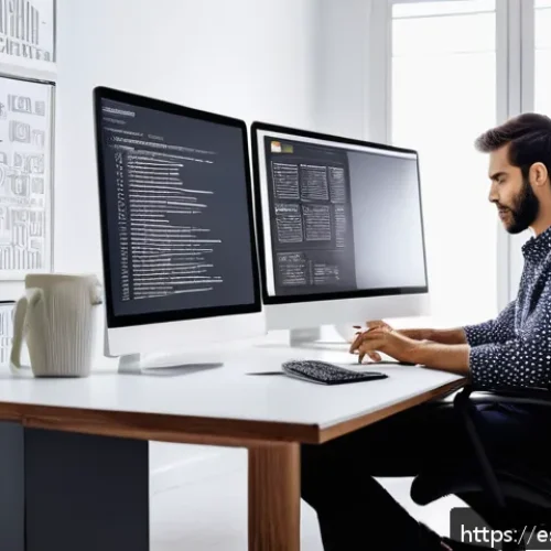 폰트 사용 시 발생할 수 있는 법적 문제 - A professional graphic designer working in a modern, well-lit office in Spain, surrounded by multipl...